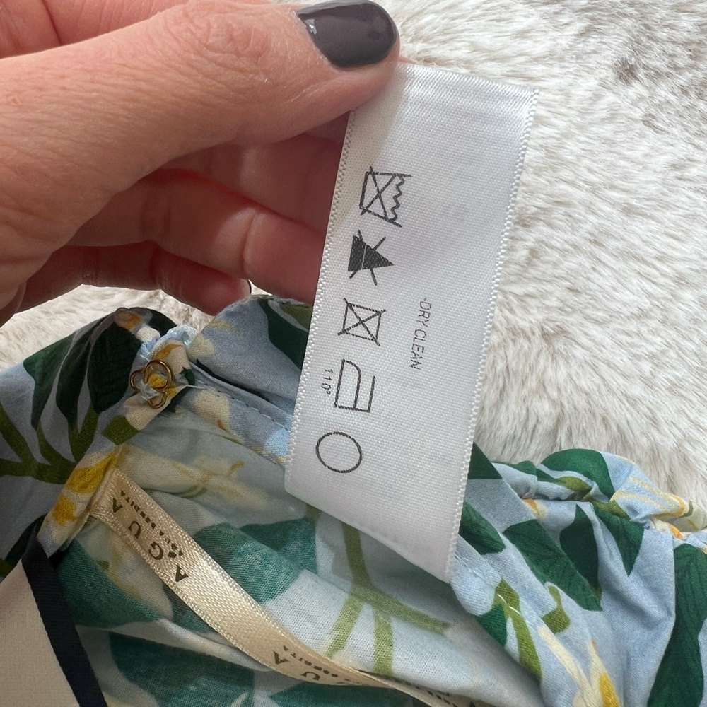 Agua by Agua Bendita Dos Gardenias Celeste Mini Dress 9665 - Picture 7 of 8